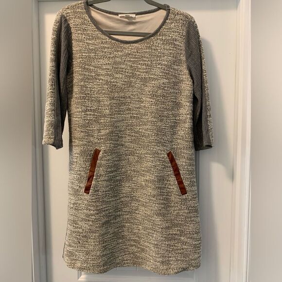 THML Anthropologie Sweater Boucle Style Dress Size Medium - Picture 1 of 5